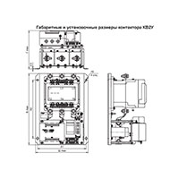 Контактор вакуумный КВ2У-160-3В3-55