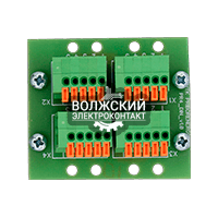 Разветвитель интерфейса RS-422/485 ПР-4 DIN IP00 (без корпуса)