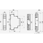 Реле контроля фаз РКФ-М03-1-15