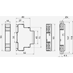 Реле контроля трехфазного напряжения РКН-3-15-15